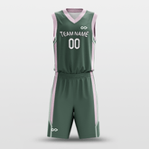 Cikers Sports Dark Green / S Classic42 - Customized Sublimated Basketball Set
