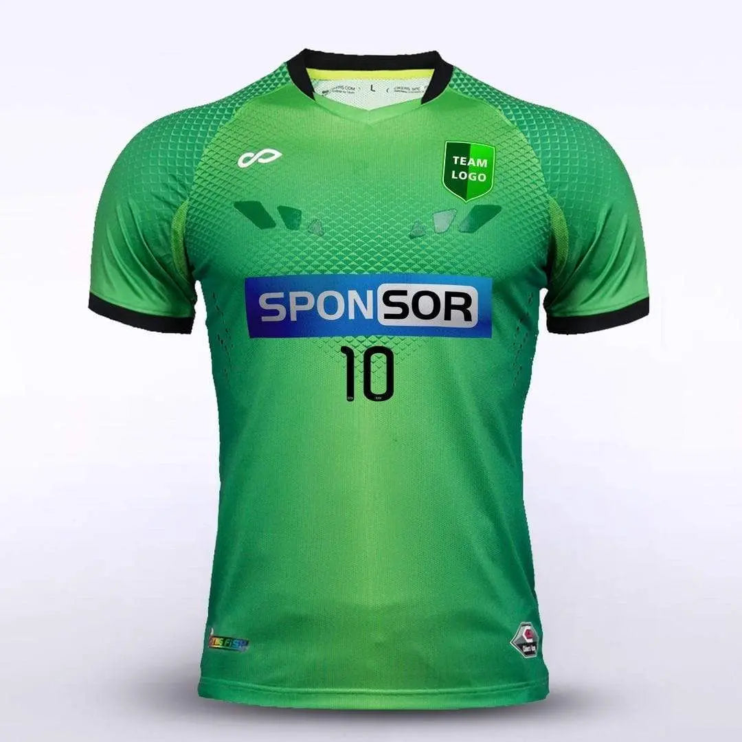 Cikers Sports Flying Fish - Customized Adult Goalkeeper Soccer Jersey