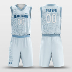 Cikers Sports Graffiti - Customized Sublimated Basketball Set