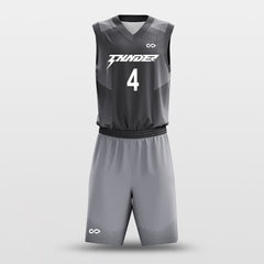 Cikers Sports Gray / S Track - Customized Sublimated Basketball Uniforms Set