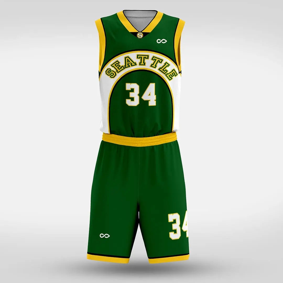 Cikers Sports green / S Avocado - Customized Sublimated Basketball Set