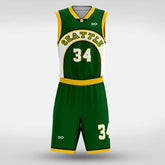 Cikers Sports green / S Avocado - Customized Sublimated Basketball Set