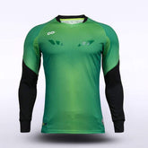 Cikers Sports Green / S Flying Fish - Customized Adult Goalkeeper Long Sleeve Soccer Jersey
