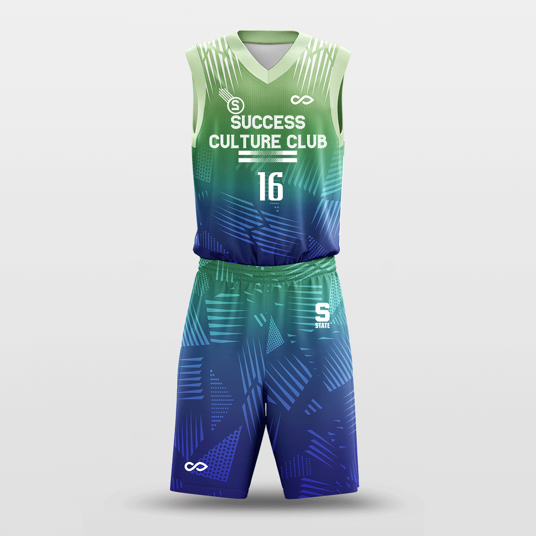 Cikers Sports Green / S Maker - Customized Sublimated Basketball Set