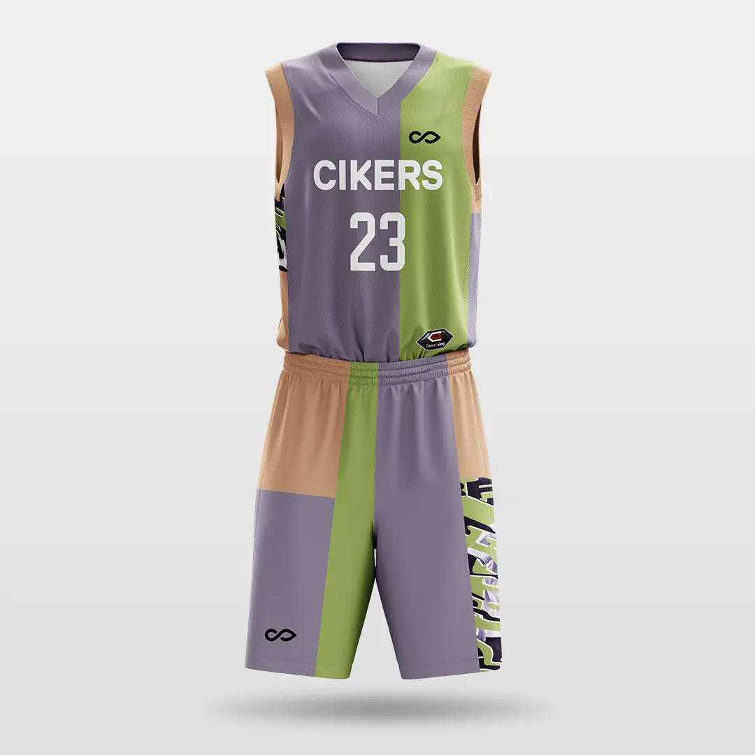 Cikers Sports green / S Nomad- Customized Sublimated Basketball Set