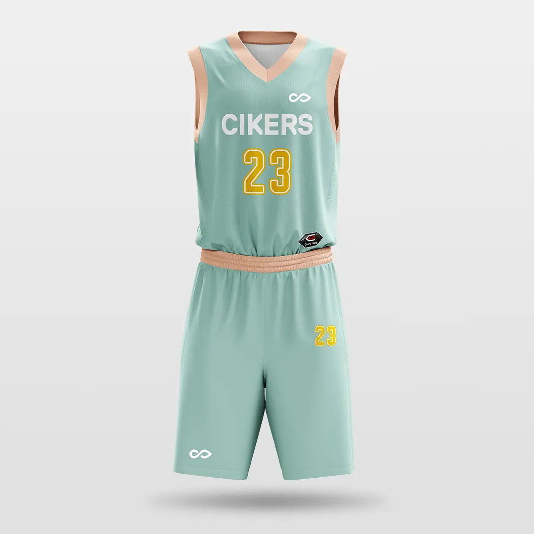 Cikers Sports green / S Stone - Customized Sublimated Basketball Set
