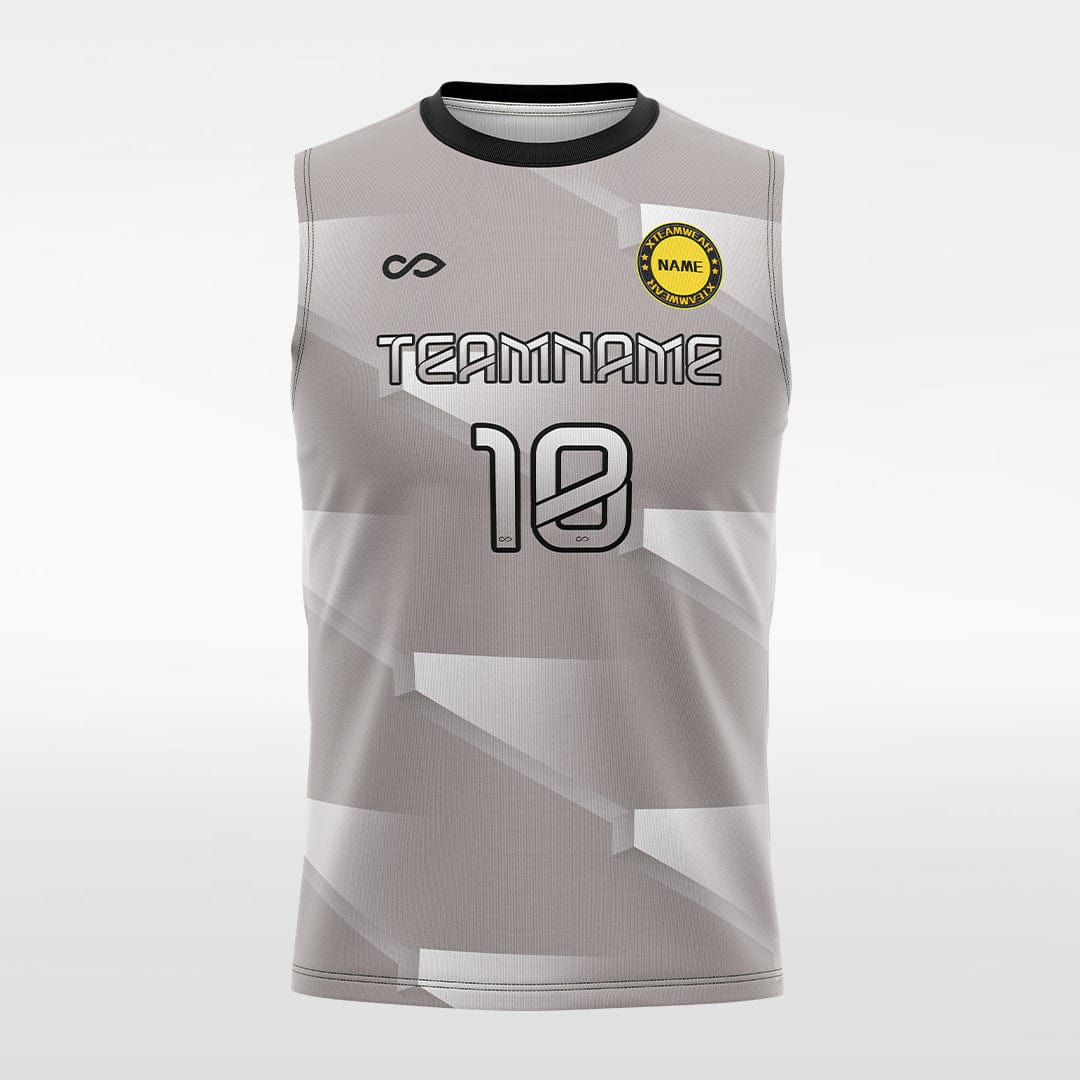 Cikers Sports Grey / XS Ladder - Customized Men's Sublimated Sleeveless Soccer Jersey