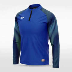 Cikers Sports Jackets Blue / S Embrace Aurora - Customized Men's 1/4 Zip Jacket