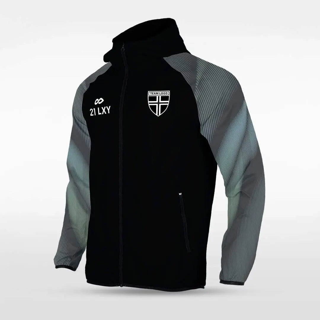 Cikers Sports Jackets Embrace Aurora - Customized Men's Sublimated Full-Zip Waterproof