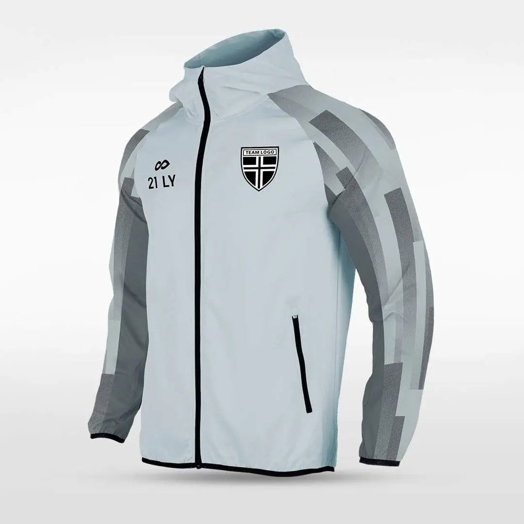 Cikers Sports Jackets Embrace Urban Forest - Customized Men's Sublimated Full-Zip Waterproof