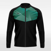 Cikers Sports Jackets Green / S Poseidon - Customized Men's Sublimated Full-Zip Jacket