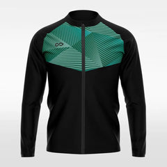 Cikers Sports Jackets Green / S Poseidon - Customized Men's Sublimated Full-Zip Jacket