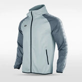 Cikers Sports Jackets Grey / S Embrace Radiance - Customized Men's Sublimated Full-Zip Waterproof