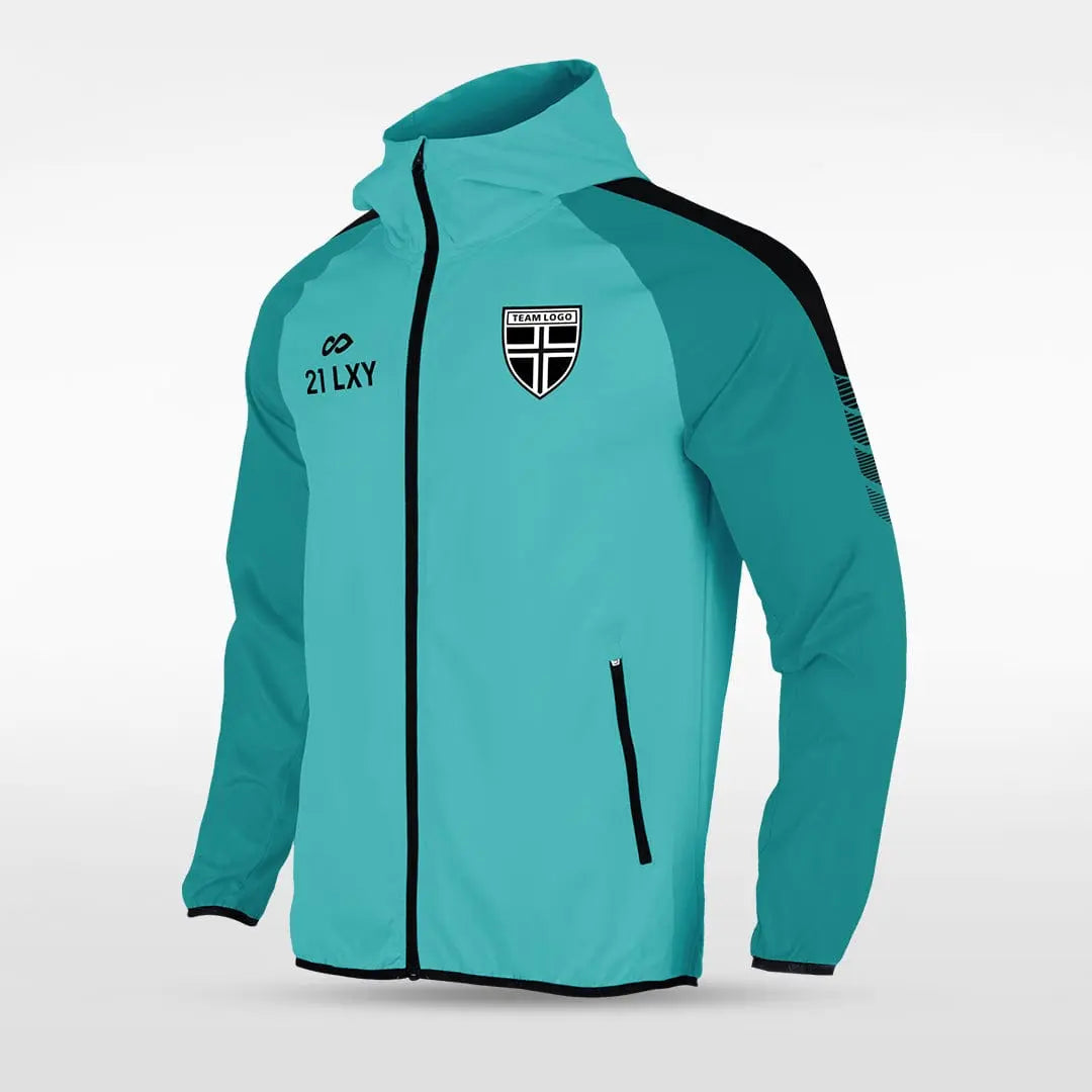 Cikers Sports Jackets Mint / S Embrace Wind Stopper - Customized Men's Sublimated Full-Zip Waterproof