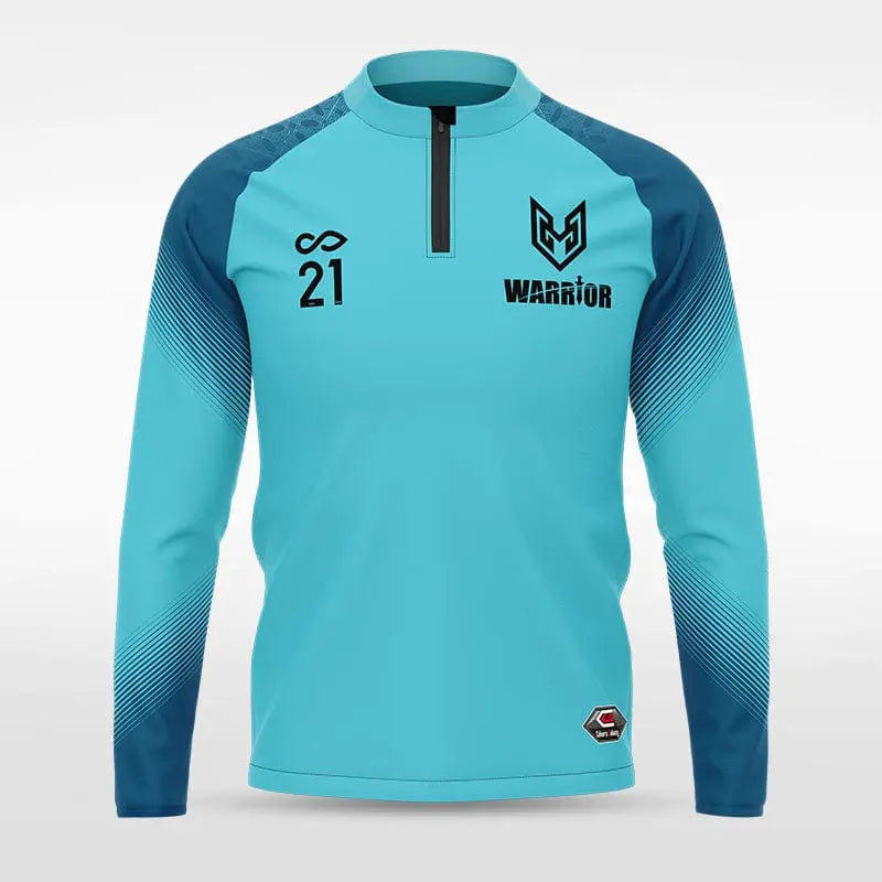 Cikers Sports Jackets Mint / S Historic Greek - Customized Men's 1/4 Zip Jacket