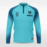 Cikers Sports Jackets Mint / S Historic Greek - Customized Men's 1/4 Zip Jacket