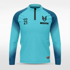 Cikers Sports Jackets Mint / S Historic Greek - Customized Men's 1/4 Zip Jacket