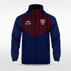 Cikers Sports Jackets Navy / S Historic India - Customized Men's Sublimated Full-Zip Waterproof