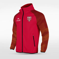 Cikers Sports Jackets Red / S Embrace Orbit - Customized Men's Sublimated Full-Zip Waterproof