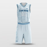 Cikers Sports Light Blue / S Graffiti - Customized Sublimated Basketball Set