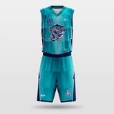 Cikers Sports Mint / S Oasis - Customized Sublimated Basketball Set