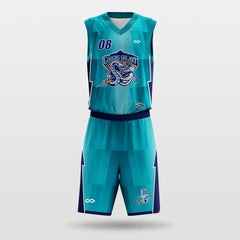 Cikers Sports Mint / S Oasis - Customized Sublimated Basketball Set