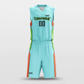 Cikers Sports MINT / S Sea Salt - Customized Sublimated Basketball Set