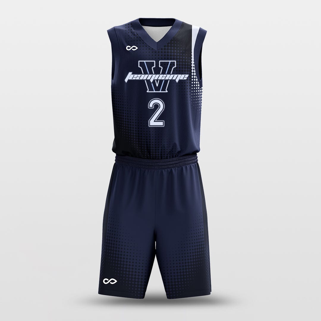 Cikers Sports Navy Blue / S Pigment - Customized Sublimated Basketball Uniform Set