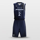 Cikers Sports Navy Blue / S Pigment - Customized Sublimated Basketball Uniform Set