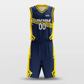 Cikers Sports Navy / S Man - Customized Sublimated Basketball Set