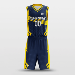 Cikers Sports Navy / S Man - Customized Sublimated Basketball Set