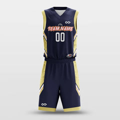 Cikers Sports Navy / S Tome - Customized Sublimated Basketball Set