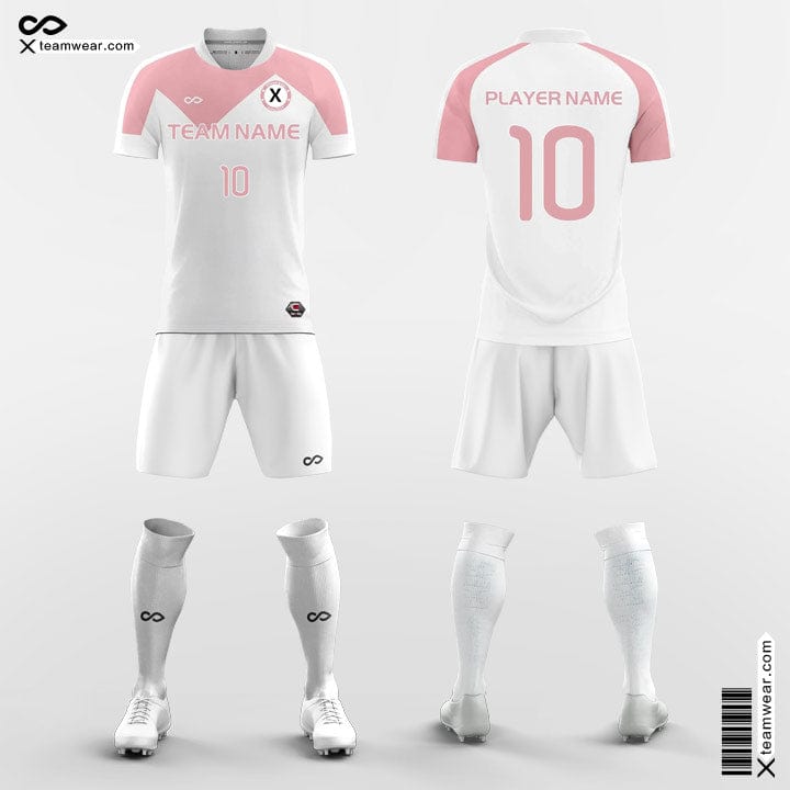 Cikers Sports Pink and White / S Fresh Style - Men Custom Soccer Uniforms Design