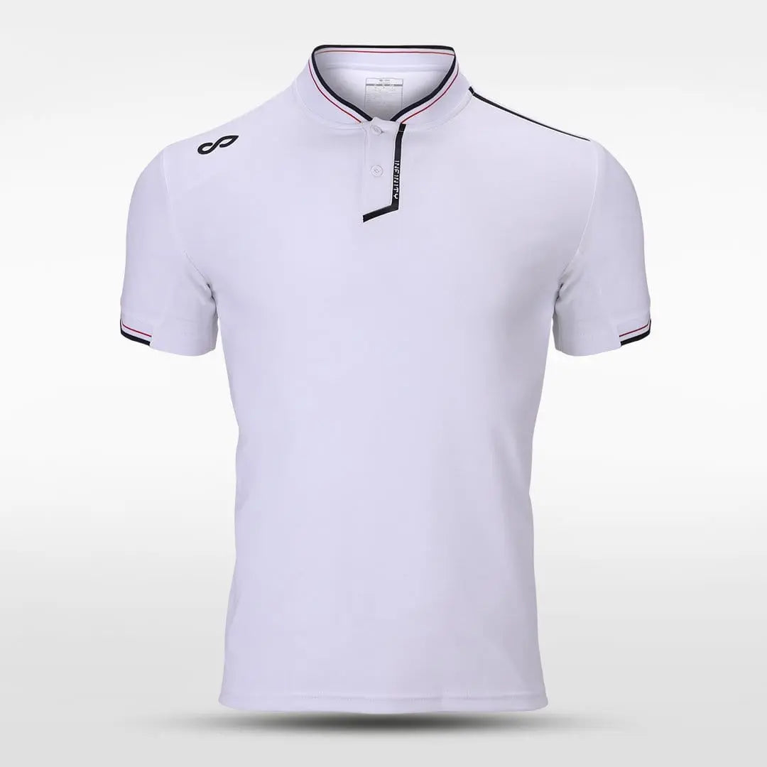 Cikers Sports polo White / S Adult Stand Collar Polo Shirt Pro