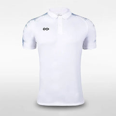 Cikers Sports polo White / S Sky - Men's Sublimated Polo