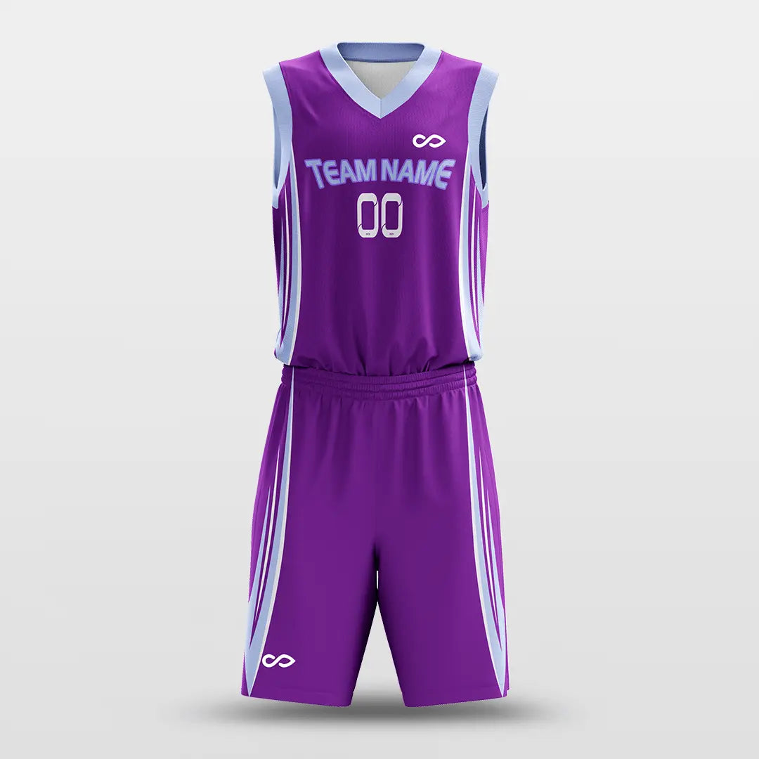 Cikers Sports PURPLE / S CLASSIC21 - Customized Sublimated Basketball Set