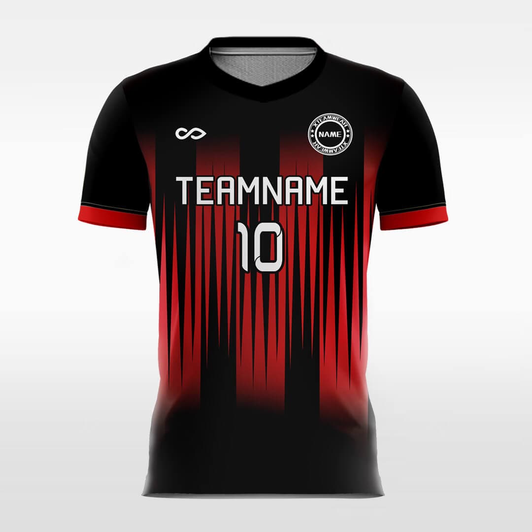 Cikers Sports Red & Black / S Vintage - Custom Soccer Jerseys Sublimated for Men