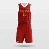 Cikers Sports Red / S Auspicious - Customized Sublimated Basketball Set