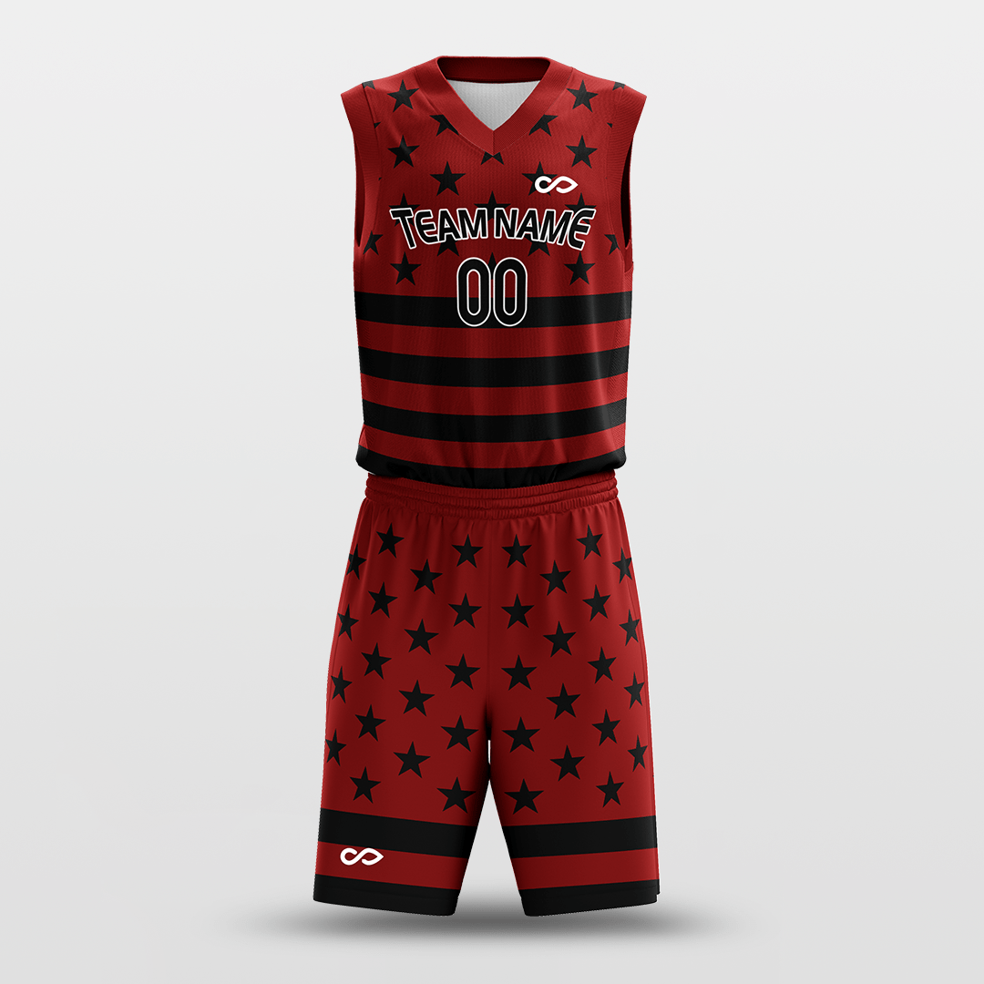 Cikers Sports Red / S Classic 64 - Customized Sublimated Basketball Set