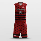Cikers Sports Red / S Classic 64 - Customized Sublimated Basketball Set