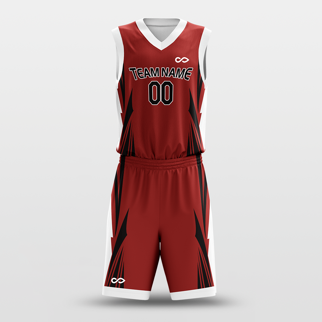 Cikers Sports Red / S Classic40 - Customized Sublimated Basketball Set