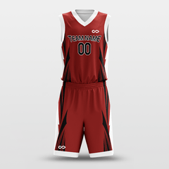 Cikers Sports Red / S Classic40 - Customized Sublimated Basketball Set