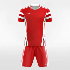Cikers Sports Red / S Sunset - Men's Sublimated Football Set