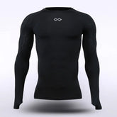 Cikers Sports Running Clothing Black / S Dragon Vein - Adult Long Sleeve Compression Top