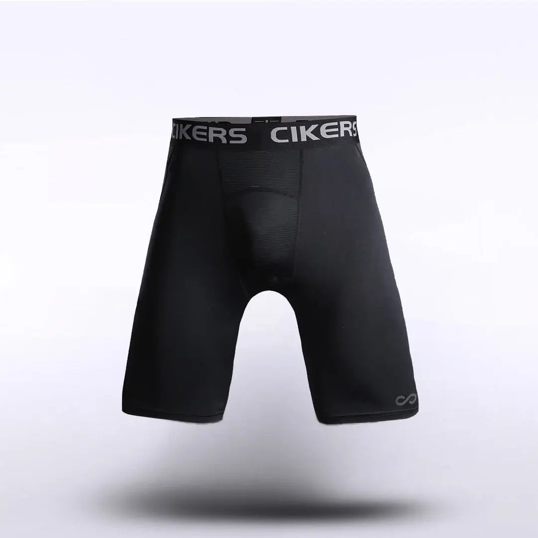 Cikers Sports Running Clothing Black / S Recluse - Adult Compression Shorts