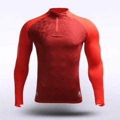Cikers Sports Running Clothing Red / S Dragon Vein - Customized Adult 1/4 Zip
