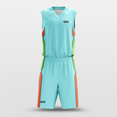 Cikers Sports Sea Salt - Customized Sublimated Basketball Set