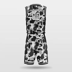 Cikers Sports Snow Leopard - Customized Sublimated Basketball Set