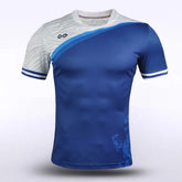 Cikers Sports Soccer Jersey Blue / S White Tiger - Men's Sublimated Football Shirt