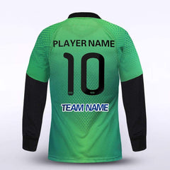 Cikers Sports Soccer Jersey Flying Fish - Customized Kids Long Sleeve Goalkeeper Jersey